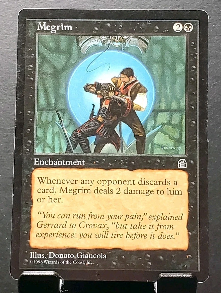 MTG MEGRIM Enchantment Stronghold card LP/NM