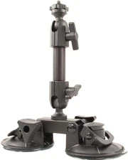 Delkin Devices Fat Gecko Dual Suction Camera Mount (DDMOUNT-SUCTION), black 