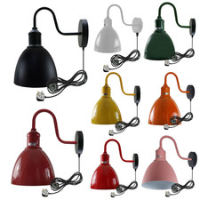 2m Plug In Wall Light Vintage Wall Sconce Lamp Indoor E27 Living Room Hallway
