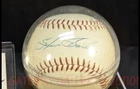 Autographed Steve Barber Baseball Orioles