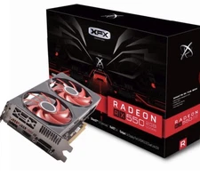 XFX AMD Radeon RX 550 GDDR5 2GB RX-550P2DFGR Display Port HDMI DVI Graphics Card