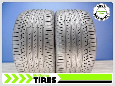 2 CONTINENTAL PREMIUMCONTACT 6  RSC RFT XL 315/35R22 TIRES 8.4/32 TREAD RUNFLAT