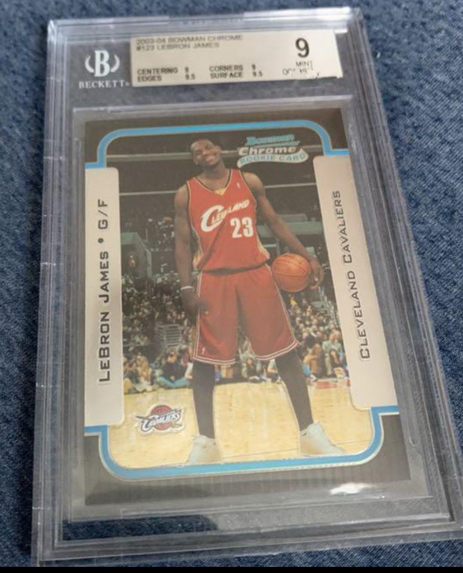 貴重　Lebron James Bowman Chrome RC BGS9 貴重 Lebron James Bowman Chrome RC BGS9 2003-04 Bowman