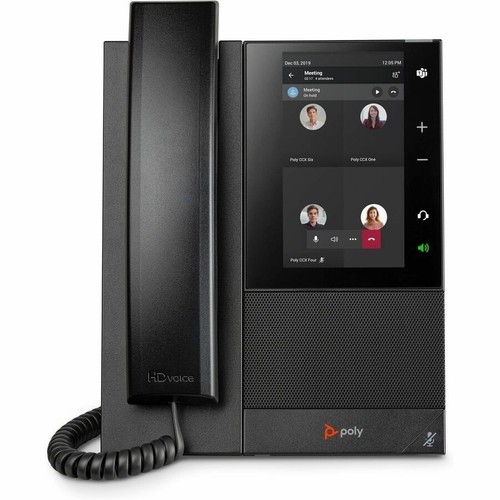Poly CCX 505 IP Phone - Corded - Corded/Cordless - Wi-Fi, Bluetooth - Desktop, W - Photo 6/11