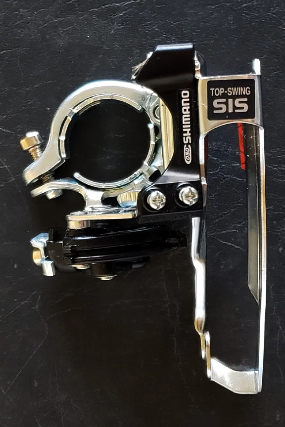 Nuevo de Lote Antiguo Shimano Top-Swing SIS Desviador Delantero Abrazadera 31.8-34.9mm FD-C050 Foto 2 de 4