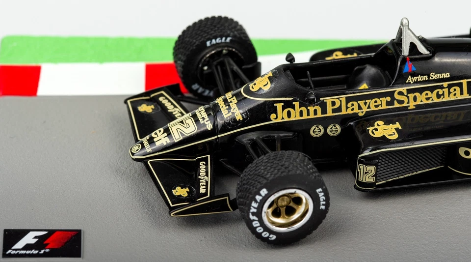 Lotus 97T Ayrton Senna 1985 Scala 1:43 Sponsor JPS Modellino Formula1 BlisterNew - Immagine 3 di 4