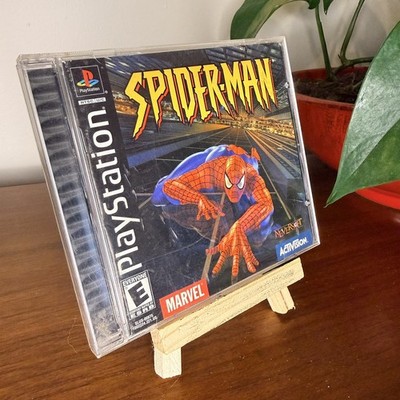 Spider-Man (Sony PlayStation 1, 2000) PS1 - Complete w/Reg. Card & Tested! CIB!