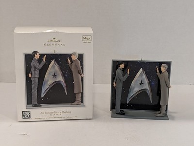 Hallmark Keepsake Ornament 2012 Star Trek  An Extraordinary Meeting  NIB