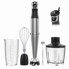 Immersion Blender Handheld Corded Hand Blenders Set 1100W, Trigger Variable Spee