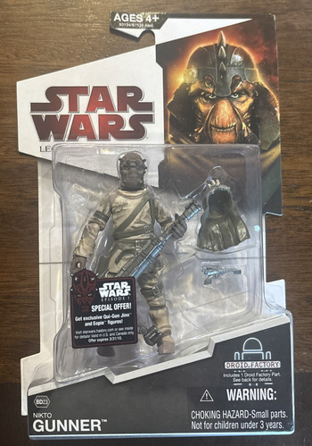 Star Wars Legacy Collection NIKTO GUNNER BD23 Droid Factory Hasbro 2009 Rare J1 - Bild 1 von 2