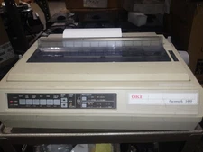 OKI Pacemark 3410 Okidata Printer for Parts, Power Tested Q 🚚