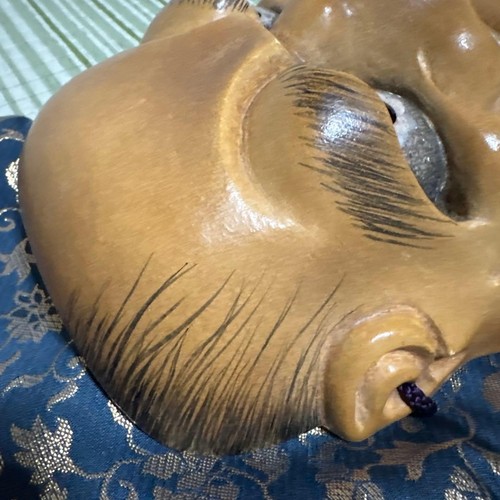 Japanische traditionelle Noh Maske Omen Kabuki 710-C13 - Bild 6 von 20