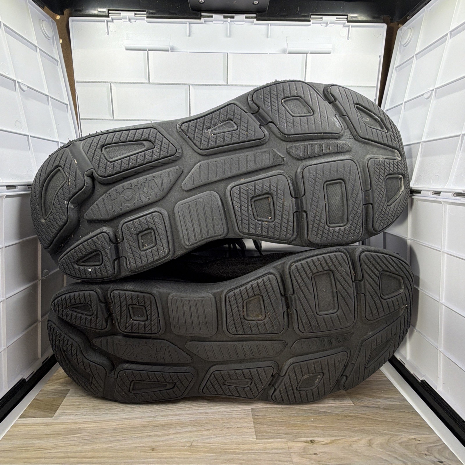 HOKA Bondi 9 Triple Black  mens Size 13 4E - X-wide- Hoka One One Good Cond thumbnail 15