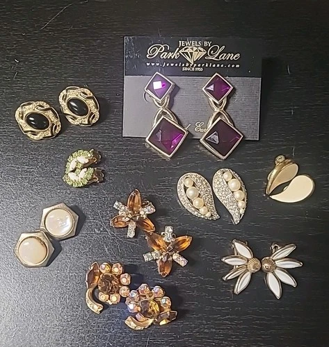 Lot of 9 Sets of Vintage Costume Jewelry Trifari Park Lane Monet