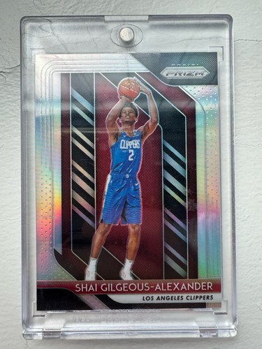 2018-19 Panini Prizm Silver Shai Gilgeous-Alexander #184 Rookie