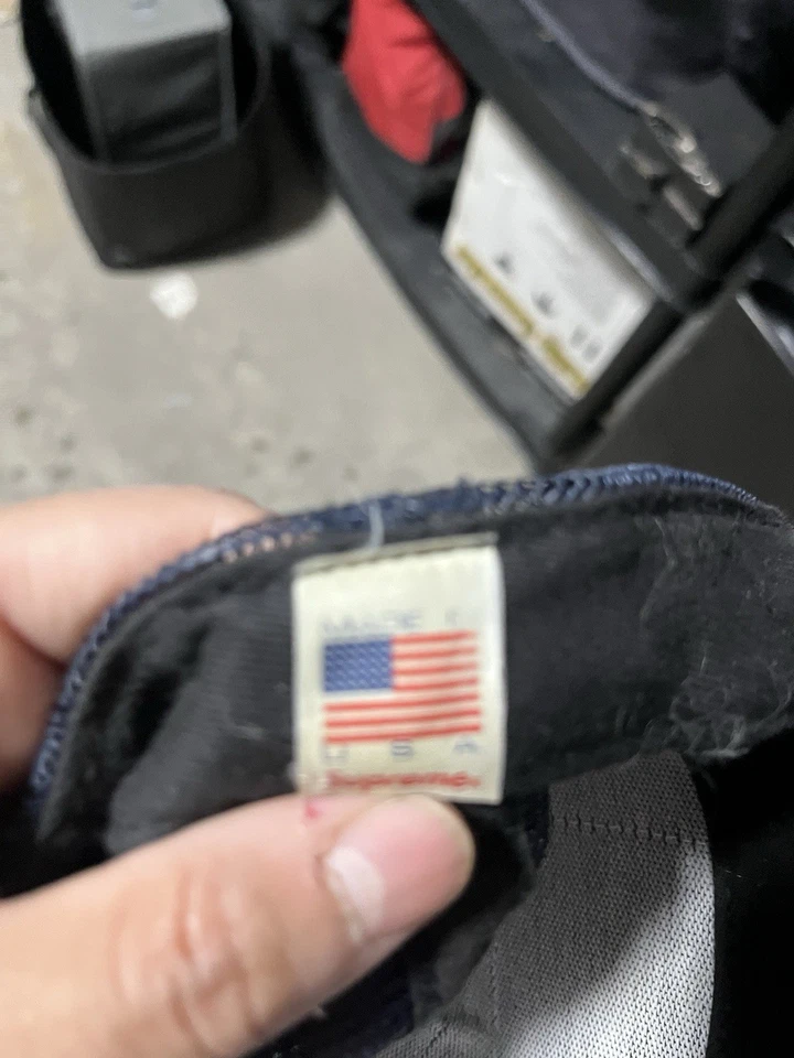 Supreme Black Blimp World Is Yours Mesh Snapback Trucker Hat - Image 3 of 4