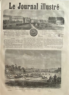Illustrated Journal 1864 No. 1 1 Vincennes Races - USA Indians - Persian Prince