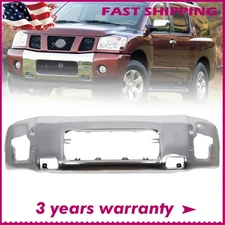 Front Lower Bumper Face Bar Chrome Steel For 2004-15 Nissan Titan 2005-07 Armada