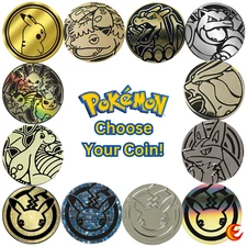 Pokémon TCG Coins - Choose Your Coin - Standard & Jumbo - Pikachu Charizard etc.