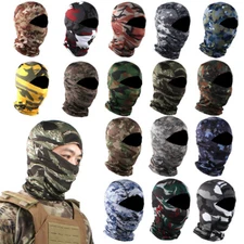 Tactical Balaclava Full Face Mask UV Protection Ski Sun Hood for Men Women