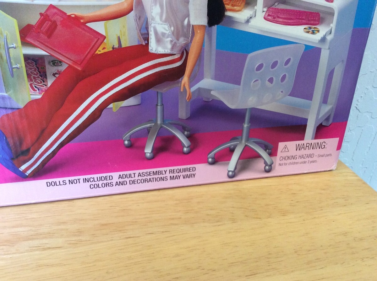 Barbie Secret Message Computer Center Playset 2000 Mattel #67278