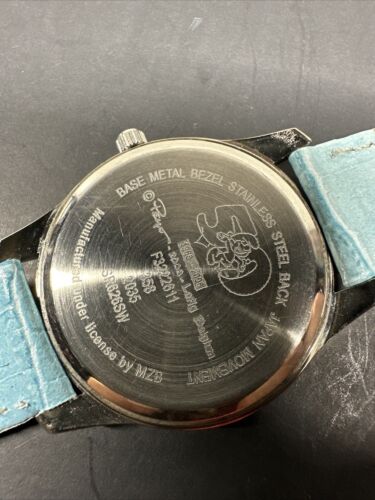 50th Anniversary Peyo "Wanna Schlumpf?" Uhr - funktioniert / braucht Batterie A19 - Bild 2 von 4