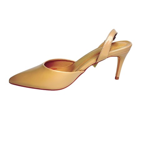 Cynthia Rowley Petula Tan Pointy Toe Slingback Slip On Heels Size 8 NWT - Picture 4 of 8