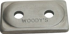 Woodys ADD2-3775-B Double Digger Aluminum Supportplate 5/16 - 48 Pcs