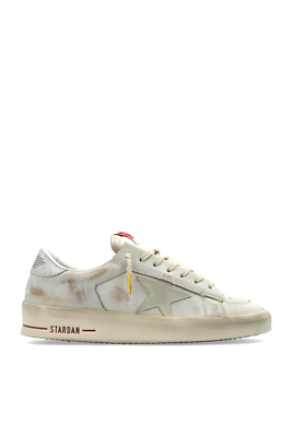 GOLDEN GOOSE Stardan Women's White/Silver Leather Sneakers