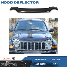 Hood Deflector Guard | Front Bug Shield Compatible for Jeep Cherokee 2002-2007
