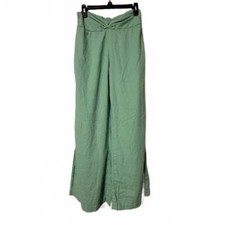 Womens size large green flowy boho pants. Wide leg. NWOT