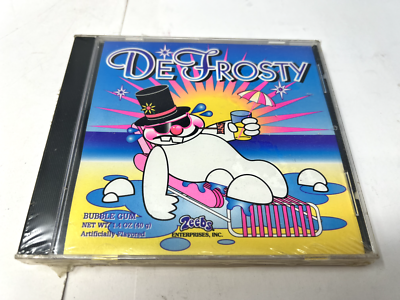 DE FROSTY Christmas Zeebs Bubble Gum CD Digital Gum Case Vintage