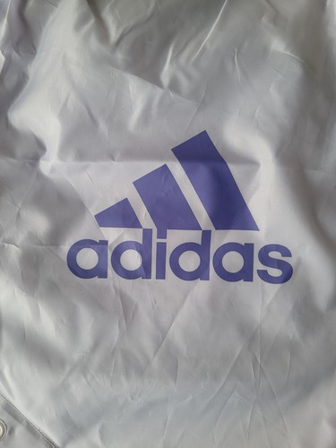 LILAC/Blue ADIDAS Cinch Bag/Backsack 19" Tall X 15" Wide With 22" Drop Cords - Picture 7 of 7