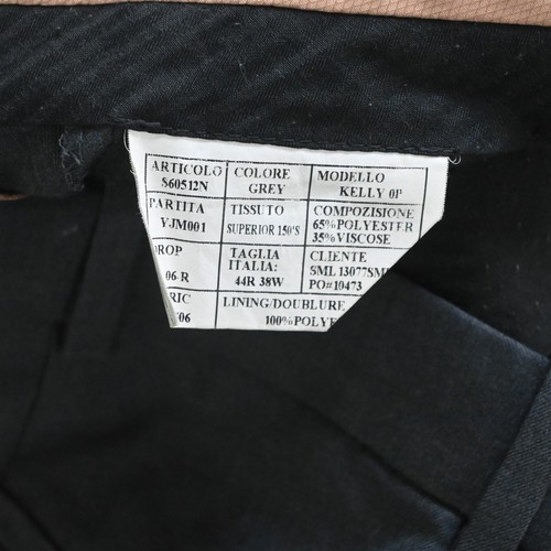 Caravelli 46R 36x30 Gray Oxford Super 150s Mens Jacket Pants Suit - Picture 10 of 12