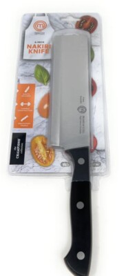 MasterChef Award Series 6   Nakiri Knife w/ Blade Cover Full-Tang SS Blade