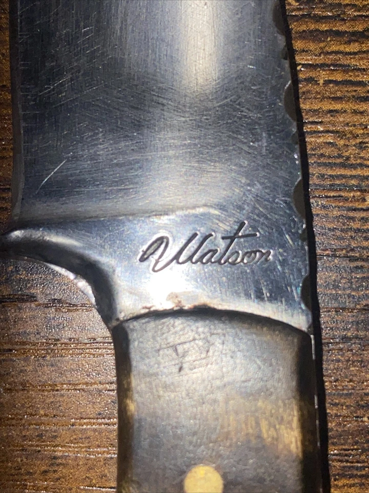 Contemporary Fixed Blade BILLY WATSON Custom Forged Knife Deatsville, AL  - Image 4 of 4