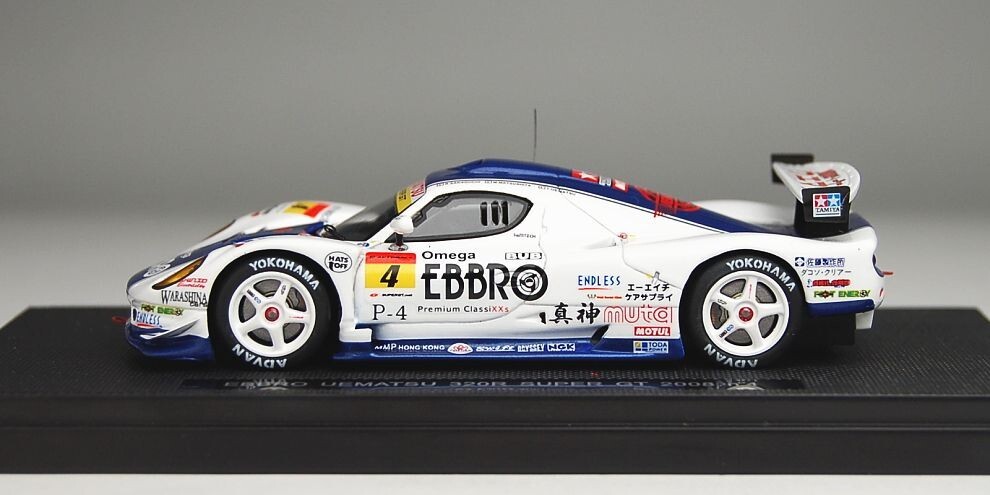 Ebbro 1/43 Uematsu Vemac 320R Super GT GT300 2008 #4 Model Car | eBay