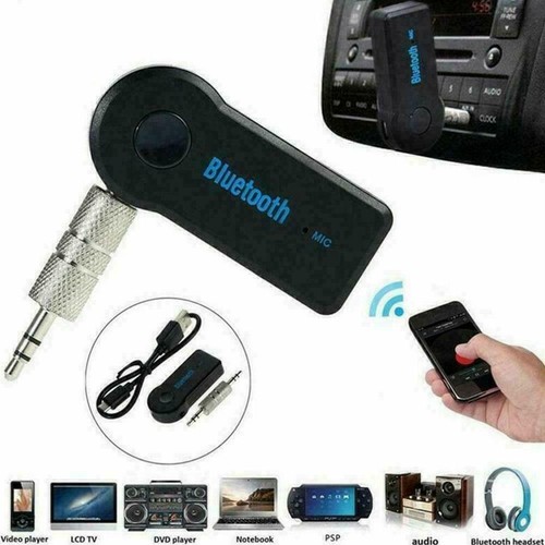 Wireless Bluetooth 3.5mm AUX Audio Stereo Music Car Adapter K0U4 P9U1 - Afbeelding 11 van 11