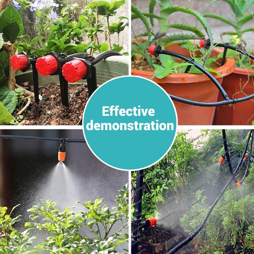 50 m Tropfbewässerungssystem-Set Bewässerung Gartenschlauch verstellbare Düse + Timer UK - Bild 11 von 16