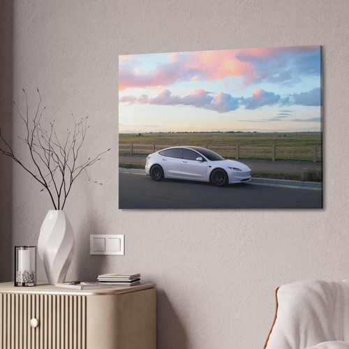 Tesla Model 3 Highland High Resolution Museum Quality Horizontal Canvas Print #0 - Picture 2 of 10