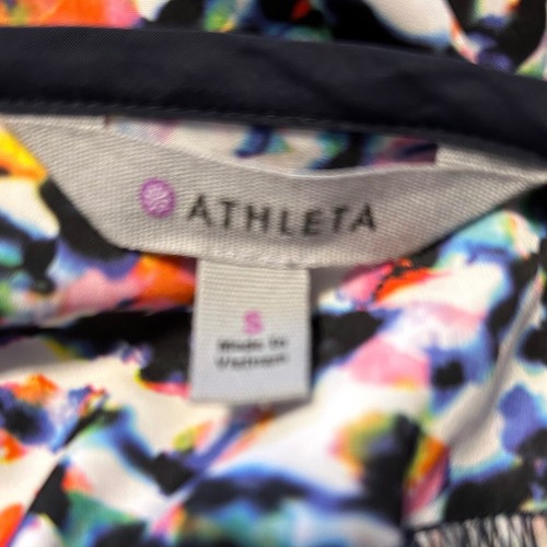 Athleta Sunbeam Easy Breezy buntes Maxikleid, leichter Tunnelzug in der Taille, S - Bild 4 von 4