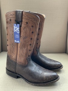 Frye Americana Occidental Botas De Vaquero estrellas marrón oscuro  envejecido tamaño para mujer 7M | eBay