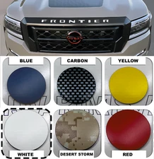 WHITE NISSAN FRONTIER 2022 2023 2024 2025 RAISED FRONT GRILL LETTERS US MADE