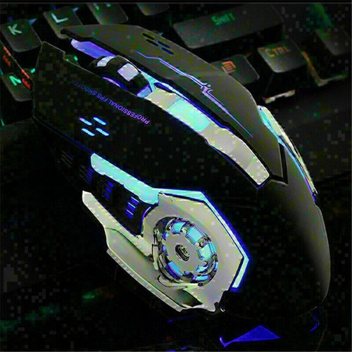 Ergonomic Wired Desktop Mechanical Gaming Mouse 4 Adjustable DPI Levels for PC - Picture 8 of 10