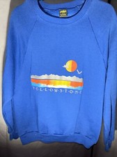 1980S YELLOWSTONE TOURIST SWEATSHIRT BY JERZEES XL Unisex