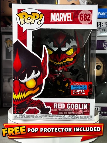 Funko Pop! Marvel #682 Red Goblin 2020 convención de otoño ¡exclusivo como nuevo!