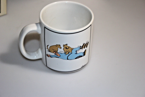 Far Side Gary Larson Vintage 1982 OZ Mug in Box Dog Scratch Comic Cartoon NEW - Picture 4 of 7