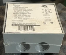 BELL Weatherproof Electrical Box: 2 Gang, 3/4 in Hub Size, 5 Inlets.