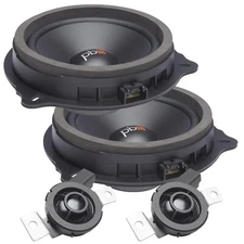 AUTHENTIC PowerBass OE65C-FD - 6.5" Ford OEM Replacement Component Speakers