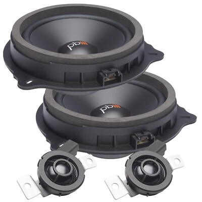 AUTHENTIC PowerBass OE65C-FD - 6.5'' Ford OEM Replacement Component Speakers